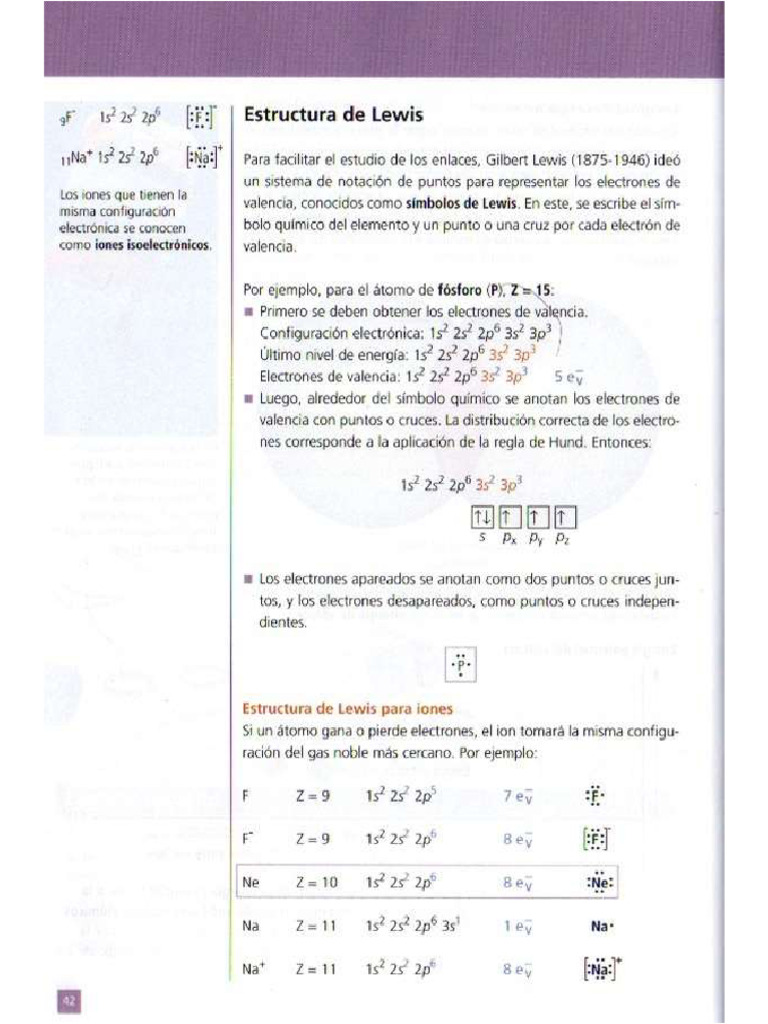 Estructuras de Lewis | PDF