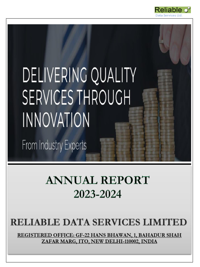 Reliable Data Services AGM Notice 2024 | PDF | Login | Password