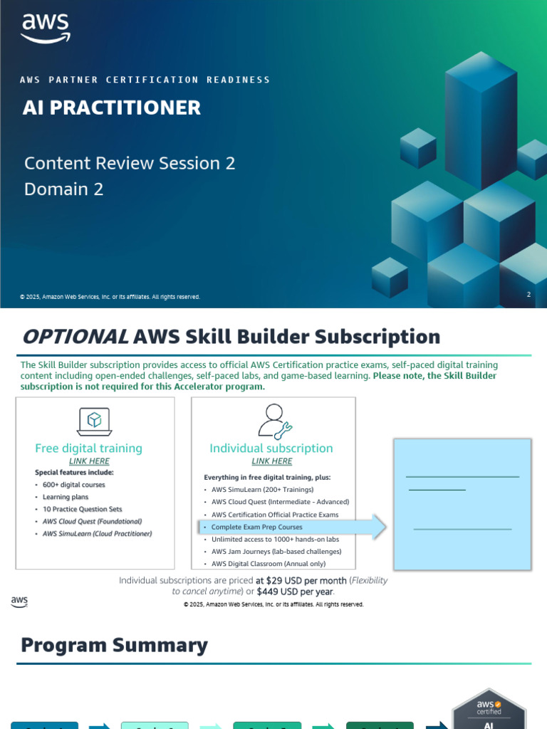 02 APCR AIF Session+2 Content+Review | PDF | Amazon Web Services ...