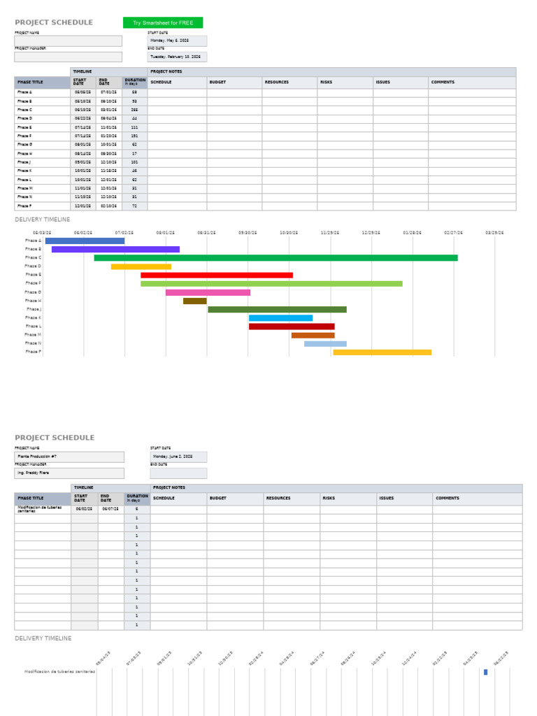 Project Schedule and Timeline Overview | PDF | Private Law | Law Of ...