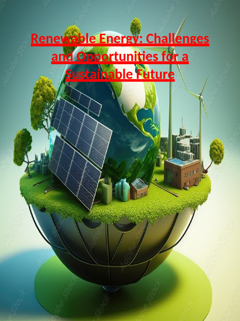Renewable Energy: Challenges & Opportunities | PDF | Renewable Energy ...