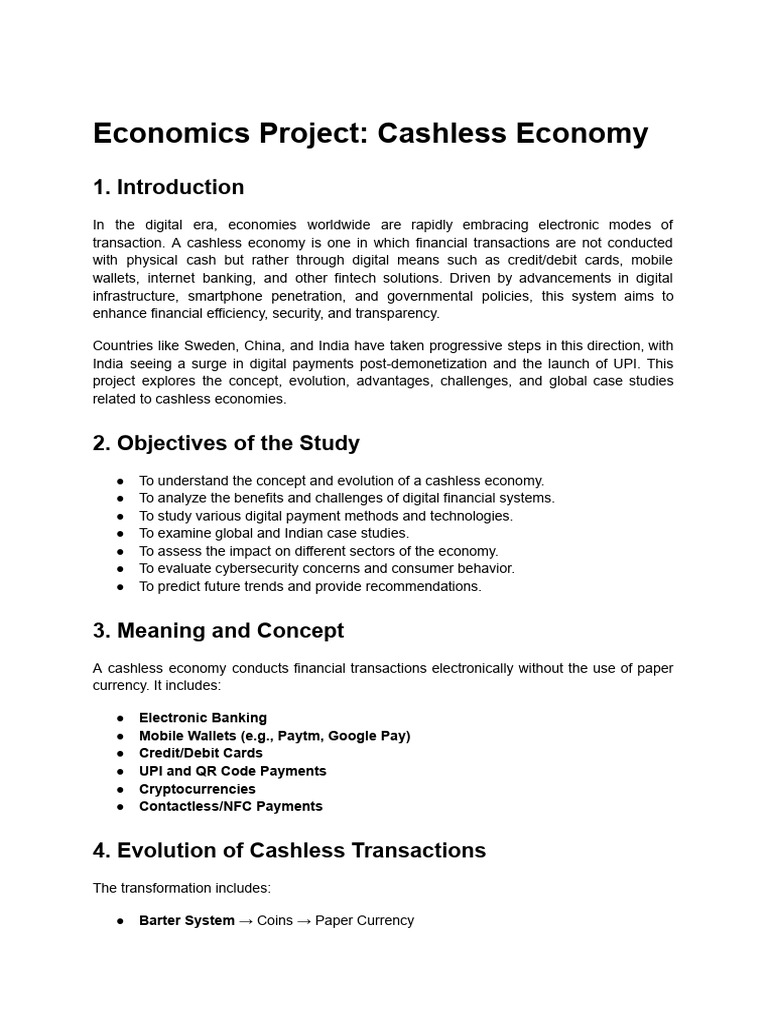 Cashless Economy: Trends and Insights | PDF | Computer Security | Security