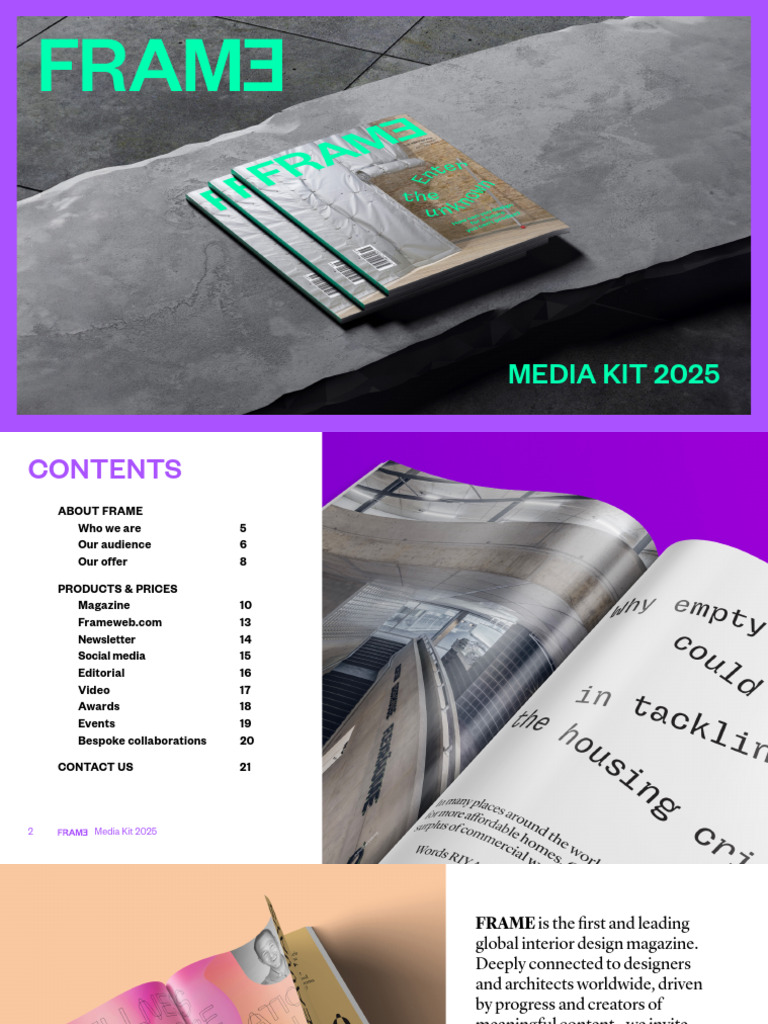 Unlock Creativity with FRAME Media Kit | PDF | Social Media | Popular ...