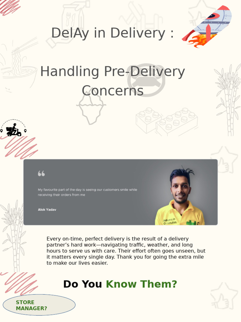 Delivery Concerns and Order Management | PDF | Inventory