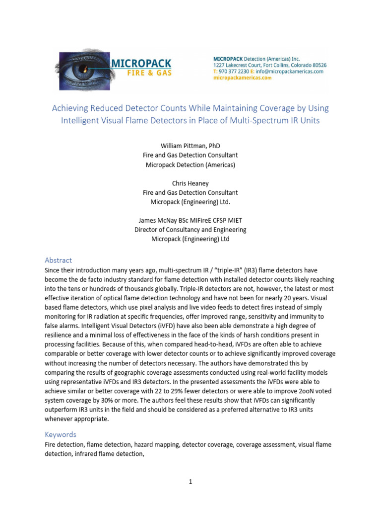 Achieving Reduced Detector Counts While Maintaining Coverage 1.0 | PDF