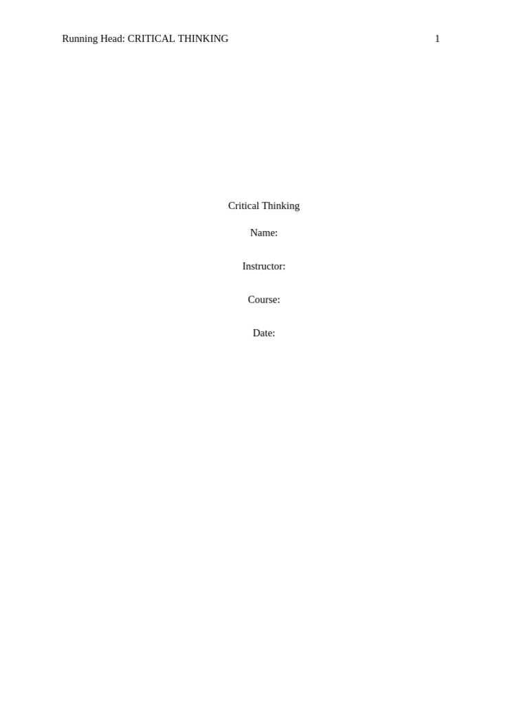 Mastering Critical Thinking Skills | PDF | Critical Thinking | Thought