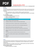 Escala ECOG: Evaluación del Estado Funcional | PDF | Salud y bienestar