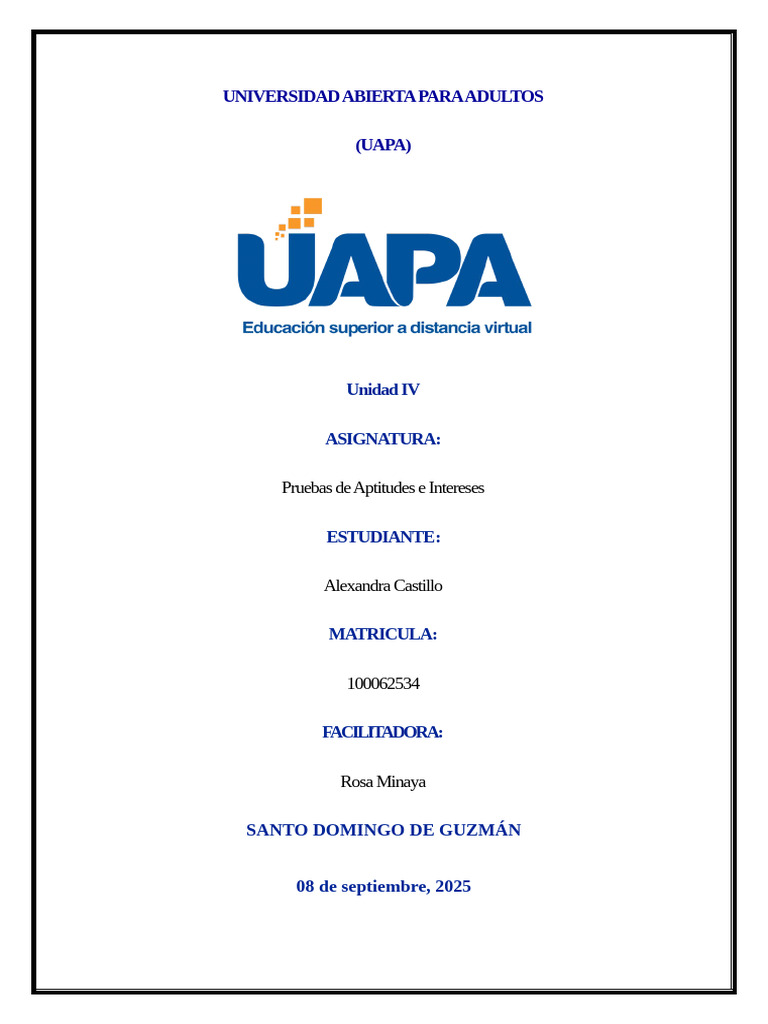 Informe sobre el Test TRDA y Resultados | PDF | Sicología | Cognición