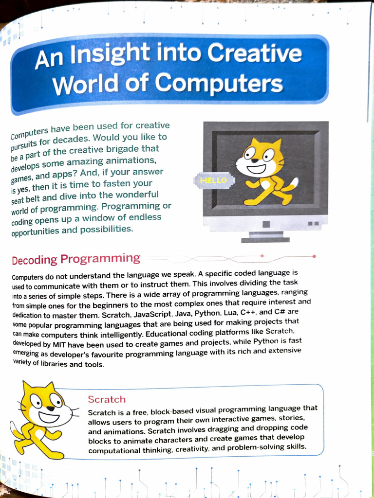 Exploring Creative Programming Basics | PDF | Scratch (Programming ...