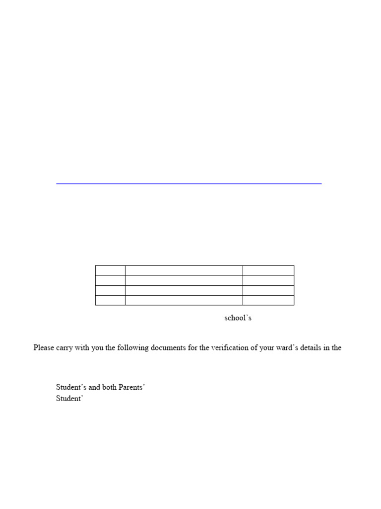Class XII LOC Verification Notice | PDF