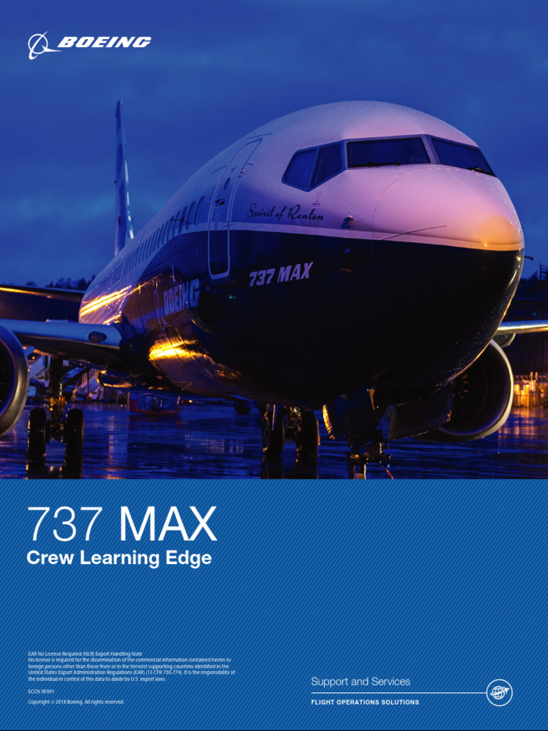Boeing 737 MAX Flight Operations Checklist | PDF | Aeronautics | Transport