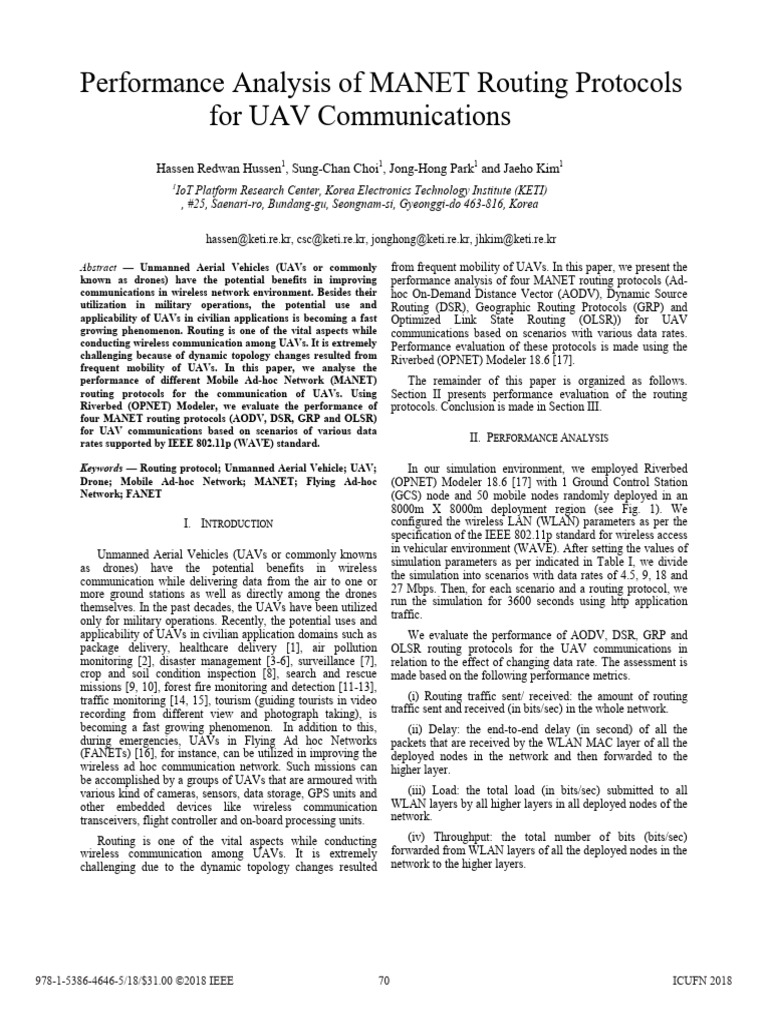 Performance Analysis of 5G Routing Protocols | PDF
