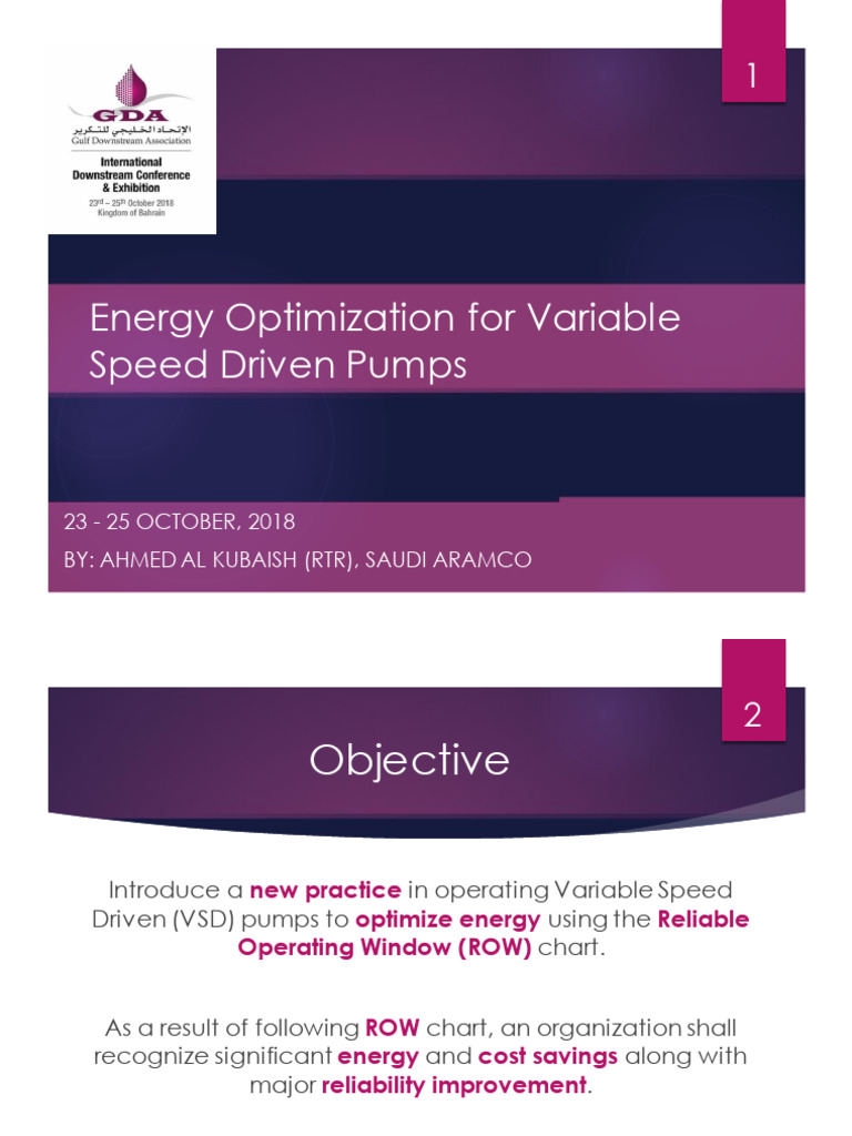 Reliable-Efficient Operation Window Variable Speed Pumps | PDF | Pump ...