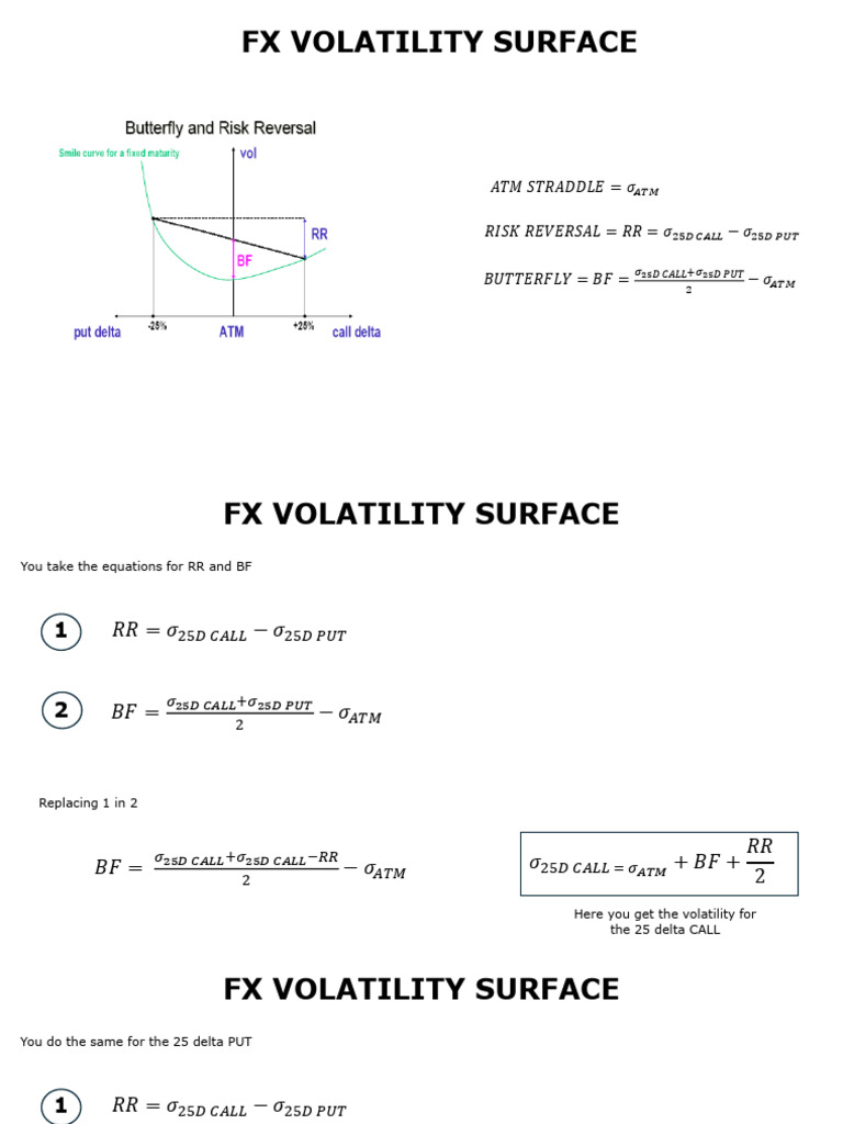 Fx Volatility Surface 1756282897 Pdf Mathematical Finance