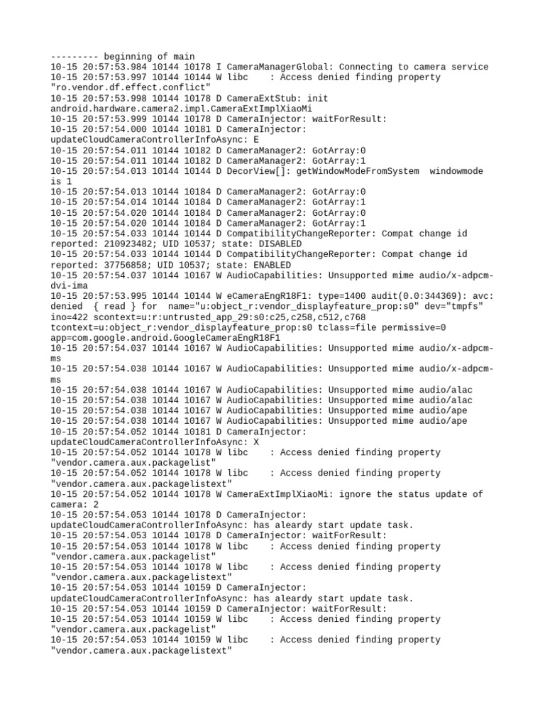 Logcat 1729000673902 | PDF | Software | Computer Programming