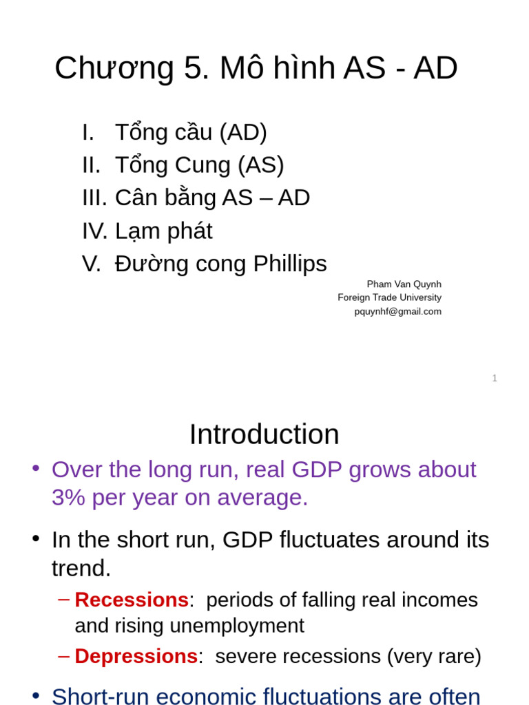 MacroC5 The As - AD Model | PDF