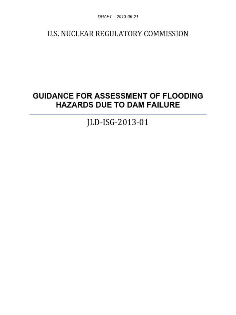 Flood Hazard Assessment from Dam Failure | PDF | Flood | Dam