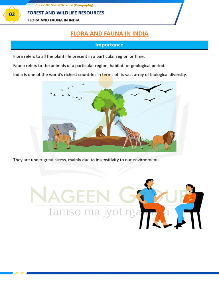 Conservation of India's Forests and Wildlife | PDF | Biodiversity | Forests