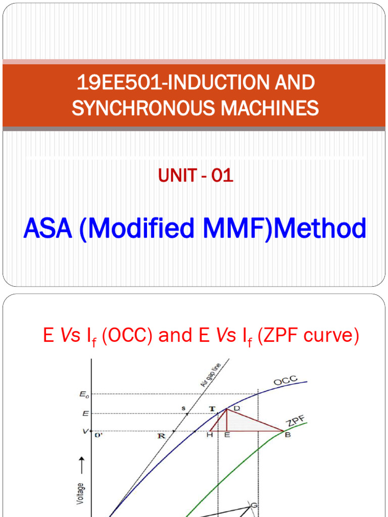 ASA Method for Synchronous Machine Regulation | PDF