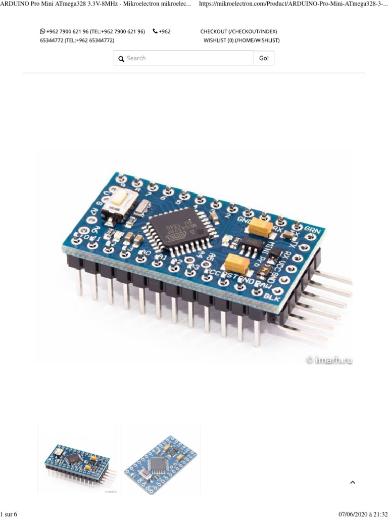 Arduino Pro Mini Atmega328 3 | PDF
