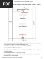 Capa de Trabalho: Normas ABNT e Modelo | PDF | Academia