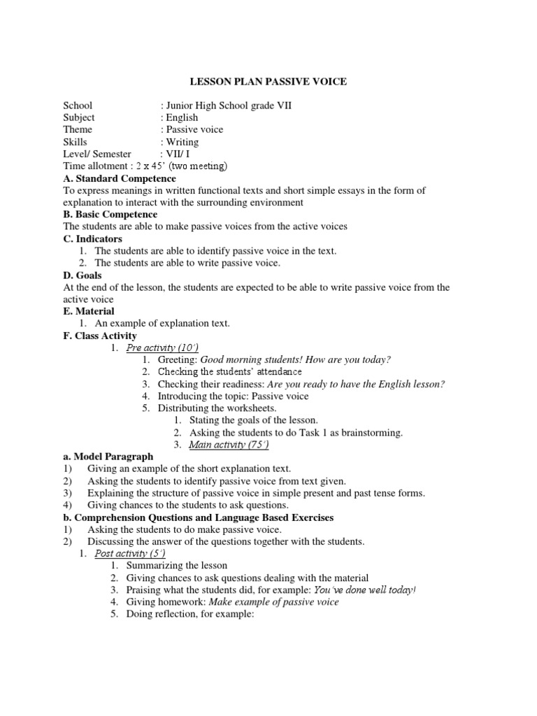 Lesson Plan 1 | PDF | Cloud | Rain