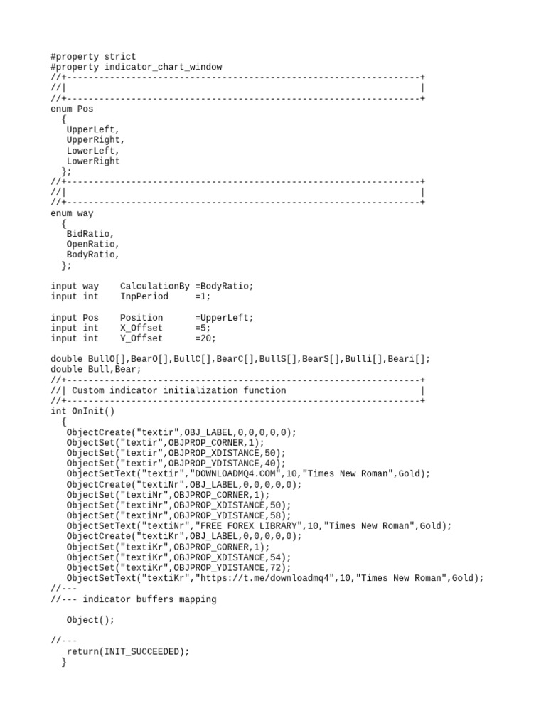 Custom Forex Indicator Script | PDF | Software Engineering | Computer ...