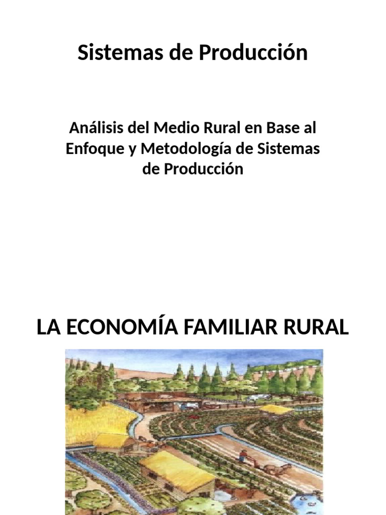 Estrategias y Sistemas de Producción Rural | PDF | Campesino | Agricultura