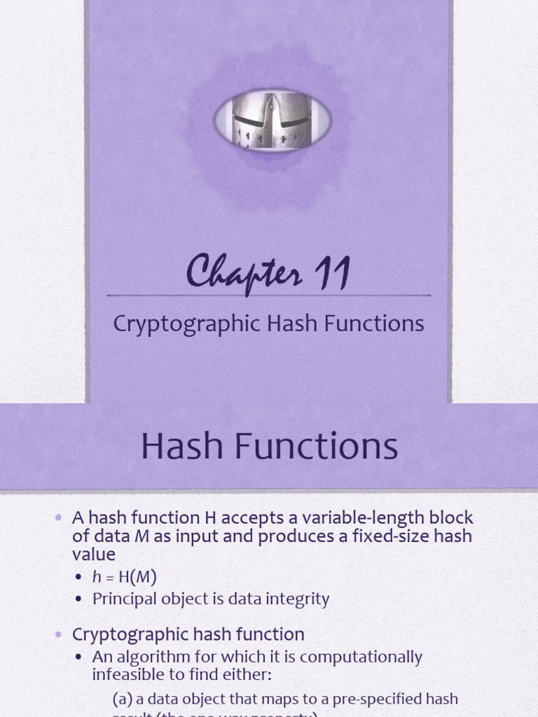 Cryptographic Hash Functions Explained | PDF | Key (Cryptography ...