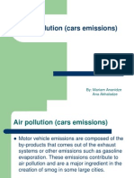 Air Pollution (Cars Emissions)