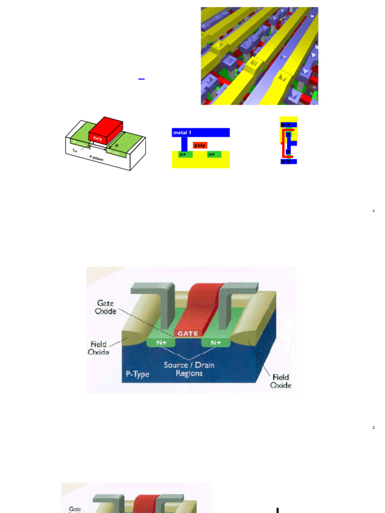 CMOS Transistor Design and Operation | PDF | Cmos | Mosfet