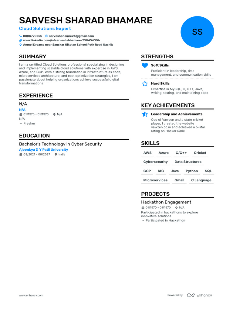 Cloud Solutions Expert Profile | PDF | Cloud Computing | Software ...