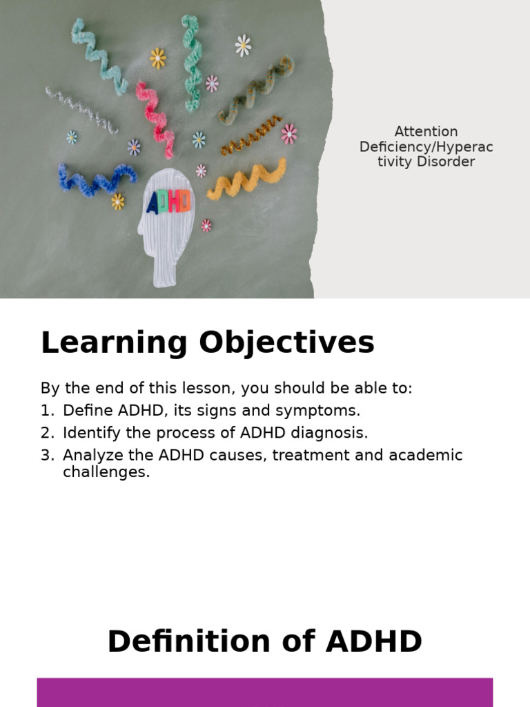Chapter 11 - ADHD | PDF | Attention Deficit Hyperactivity Disorder ...