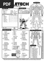 Battletech Mech Height and Weight Chart | PDF