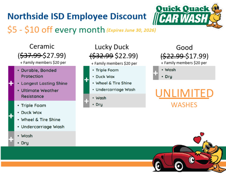 Quick Quack Car Wash Perk_2025-26 | PDF