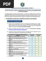 Proceso de Matrícula 2026: Instructivo y Cronograma | PDF