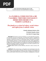 Influencia Familiar en Valores Educativos | PDF | Familia | Sociedad