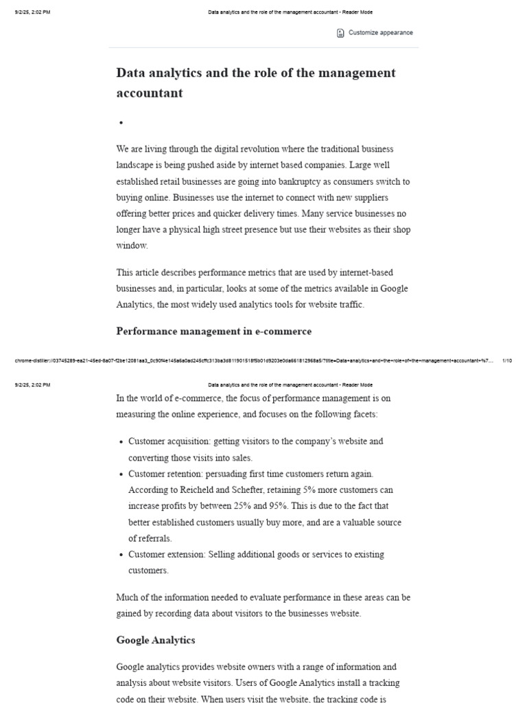 E-commerce Performance Metrics Explained | PDF | Analytics | Management ...