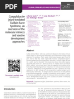 Download Campylobacter jejuni-mediated Guillain-Barre Syndrome an overview of the molecular mimicry and vaccine development approaches by iMedPub SN91053330 doc pdf