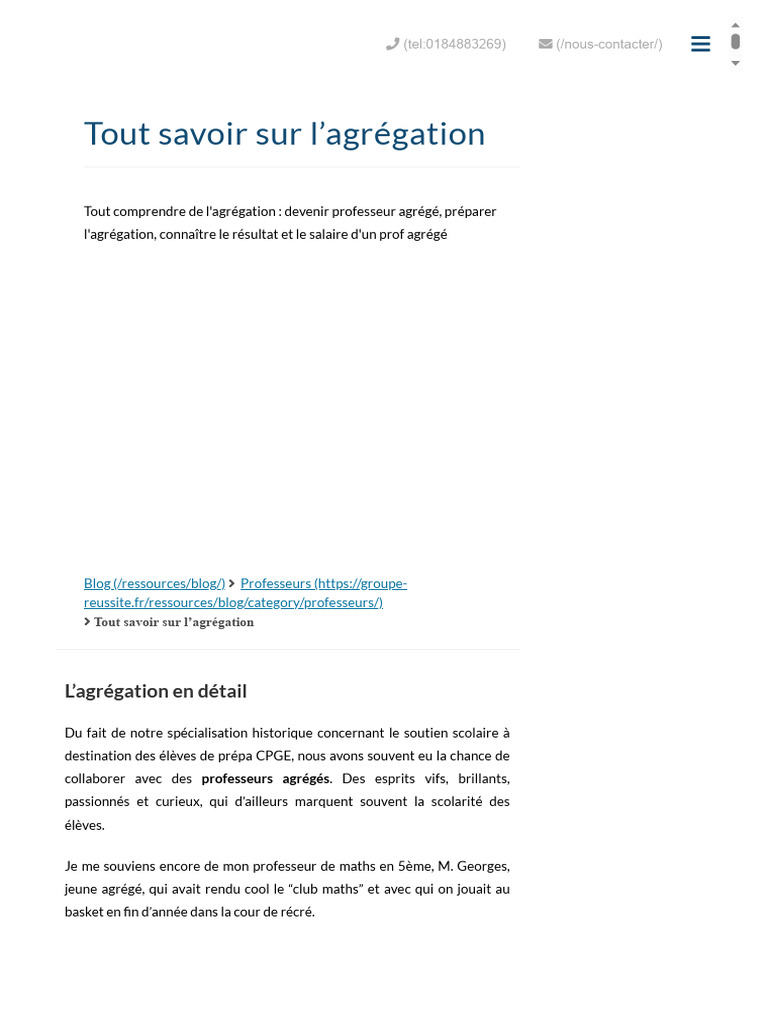 Conditions de l'agrégation interne | PDF | Science | Enseignants
