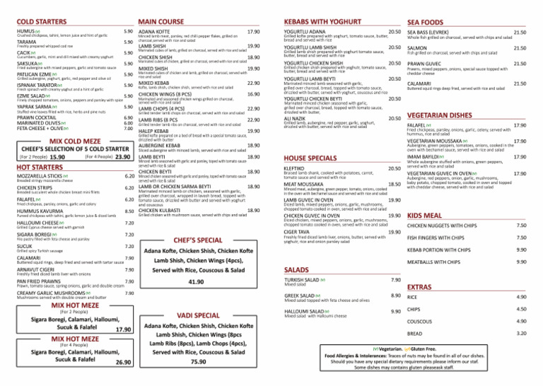 Menu Inside | PDF