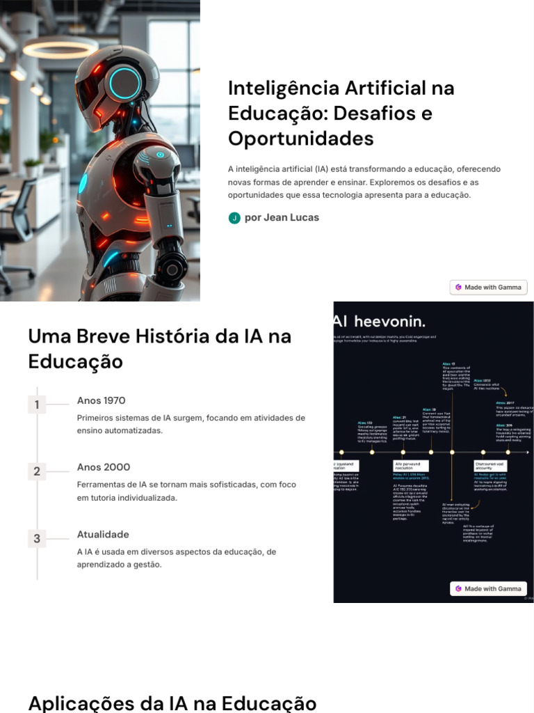 IA na Educação: Desafios e Oportunidades | PDF | Inteligência ...