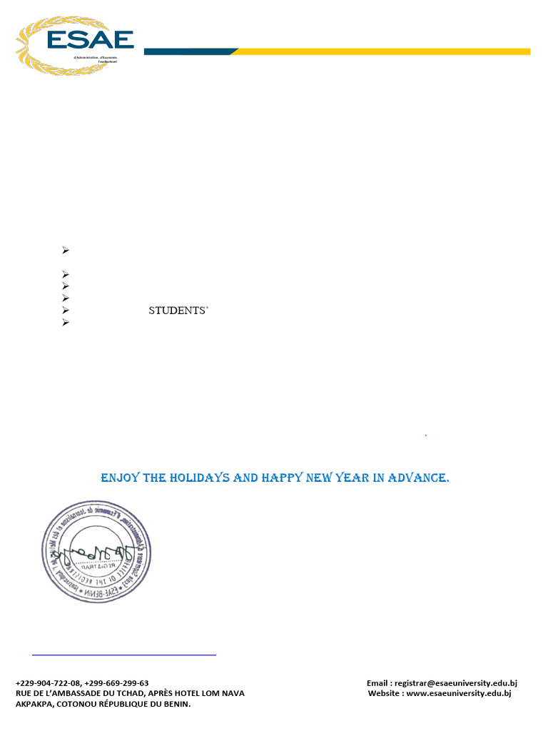 2024/2025 Graduation Fee Notice | PDF