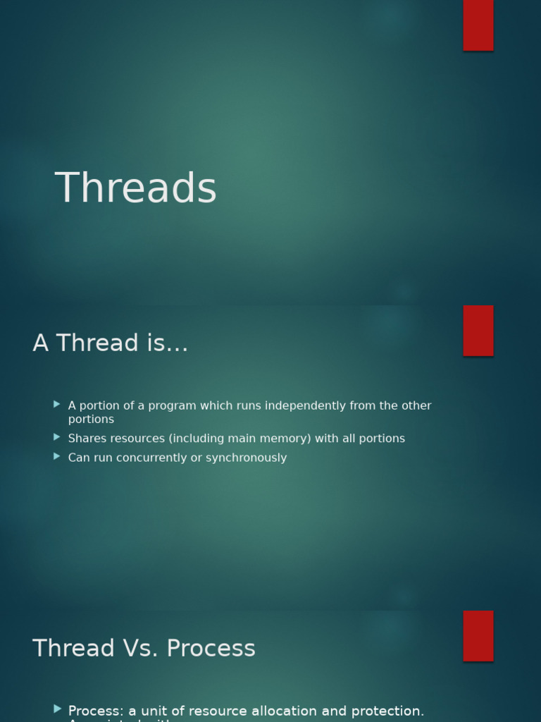 Managing Thread Execution in Python | PDF | Process (Computing ...