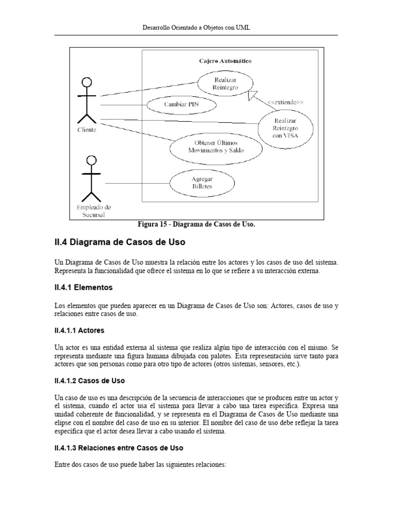 Diagrama de Casos de Uso en UML | PDF