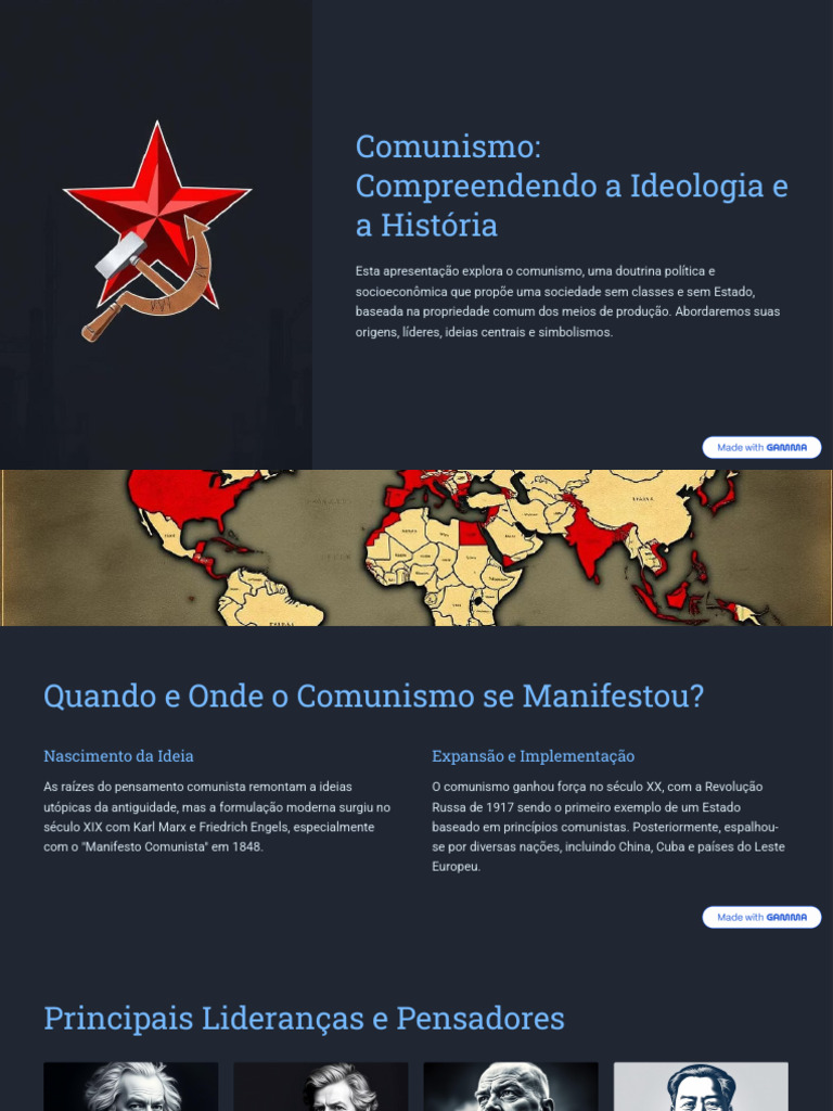 História e Ideologia do Comunismo | PDF | Comunismo | Karl Marx