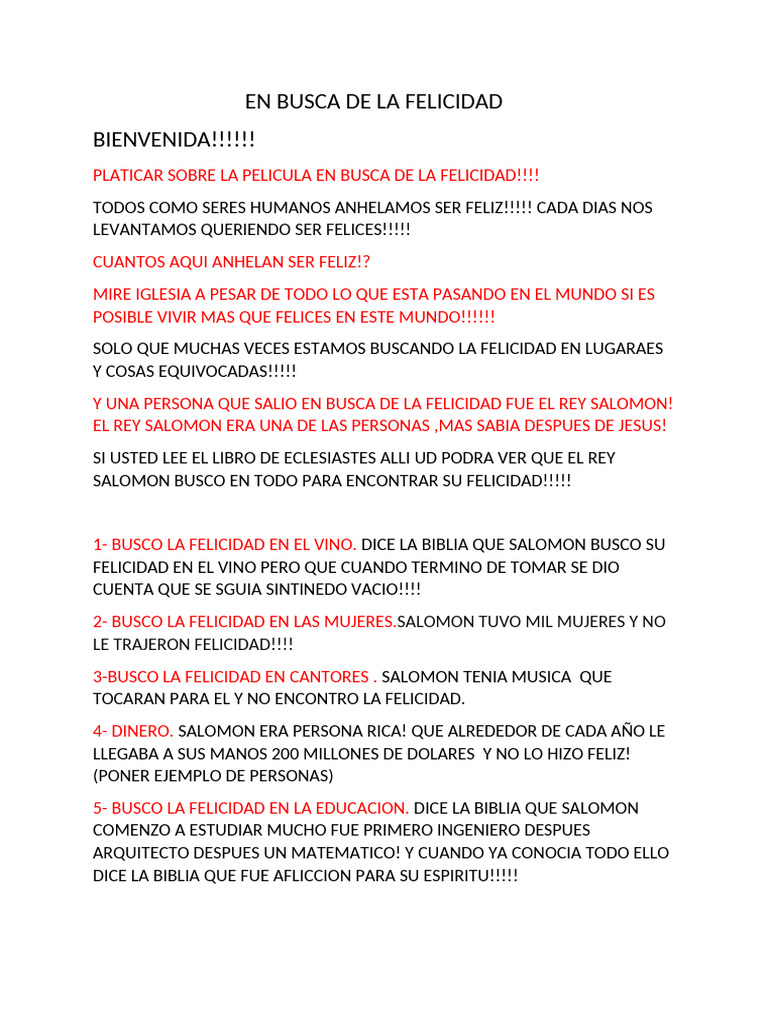 En Busca de La Felicidad | PDF | Felicidad | Dios