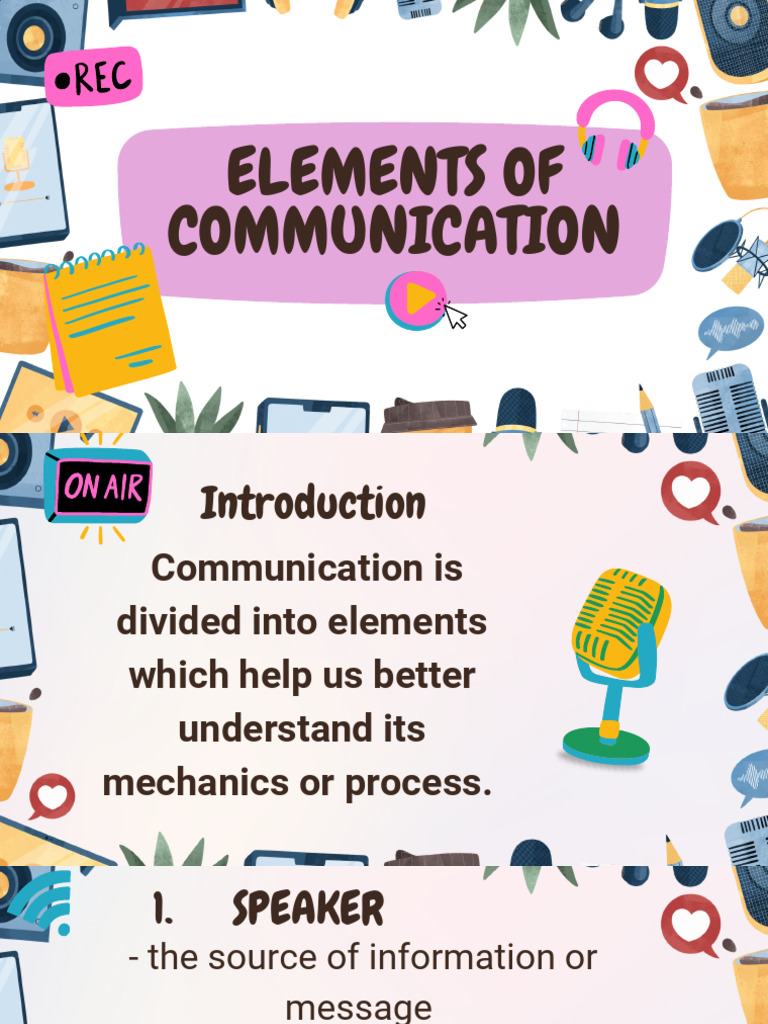 l2 Elements of Communication | PDF