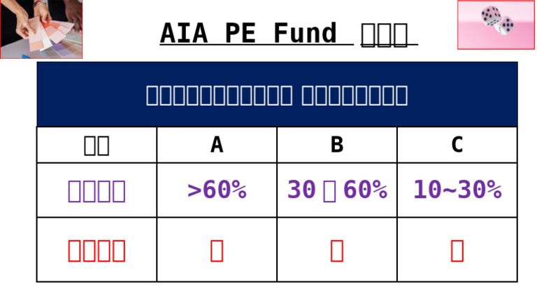 AIA PE Fund 三類型 | PDF