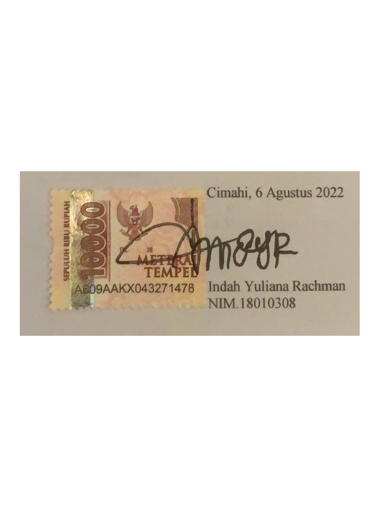 Sepuluh Ribu Rupiah | PDF